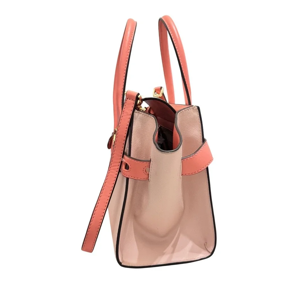 Michael‎ Kors Carmen Medium Satchel Women Medium Pink New Colorblock 35S2GNMS8T